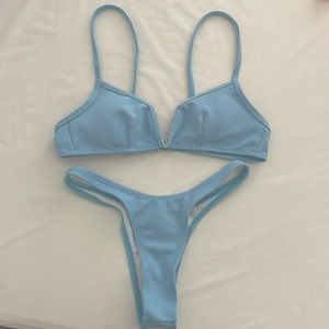 Baby blue bikini